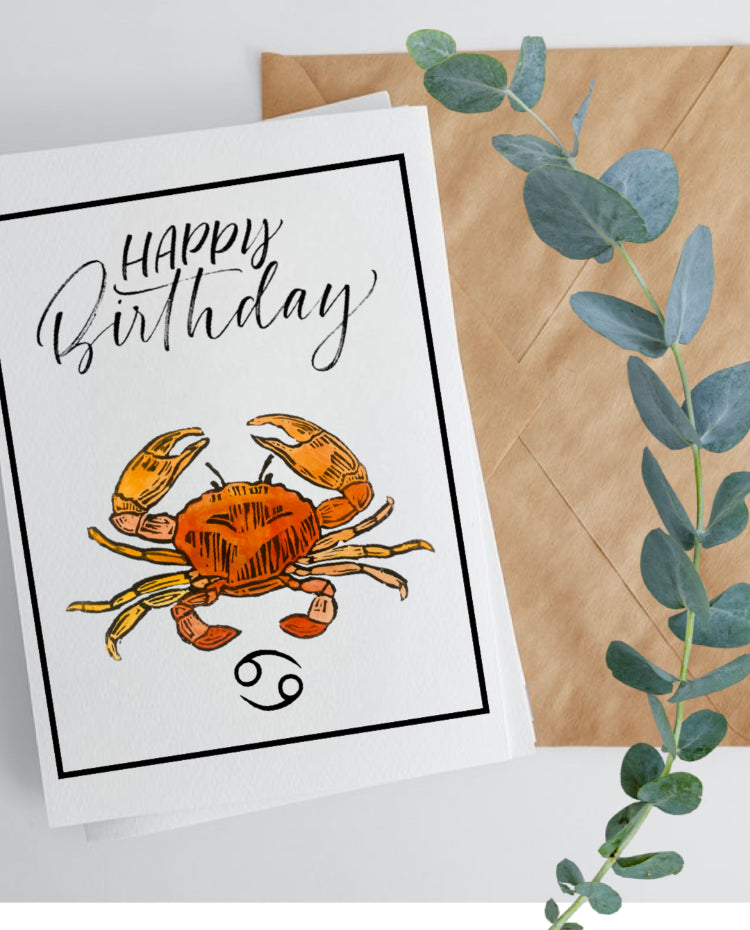 Zodiac Sign Birthday Cards