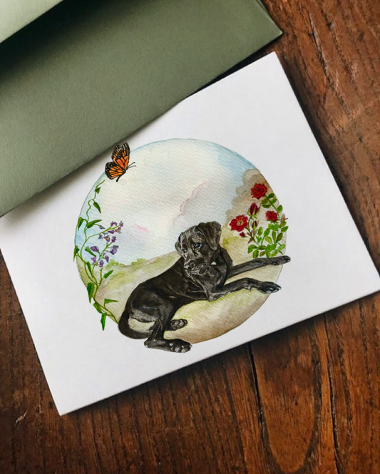 Black Dog Card