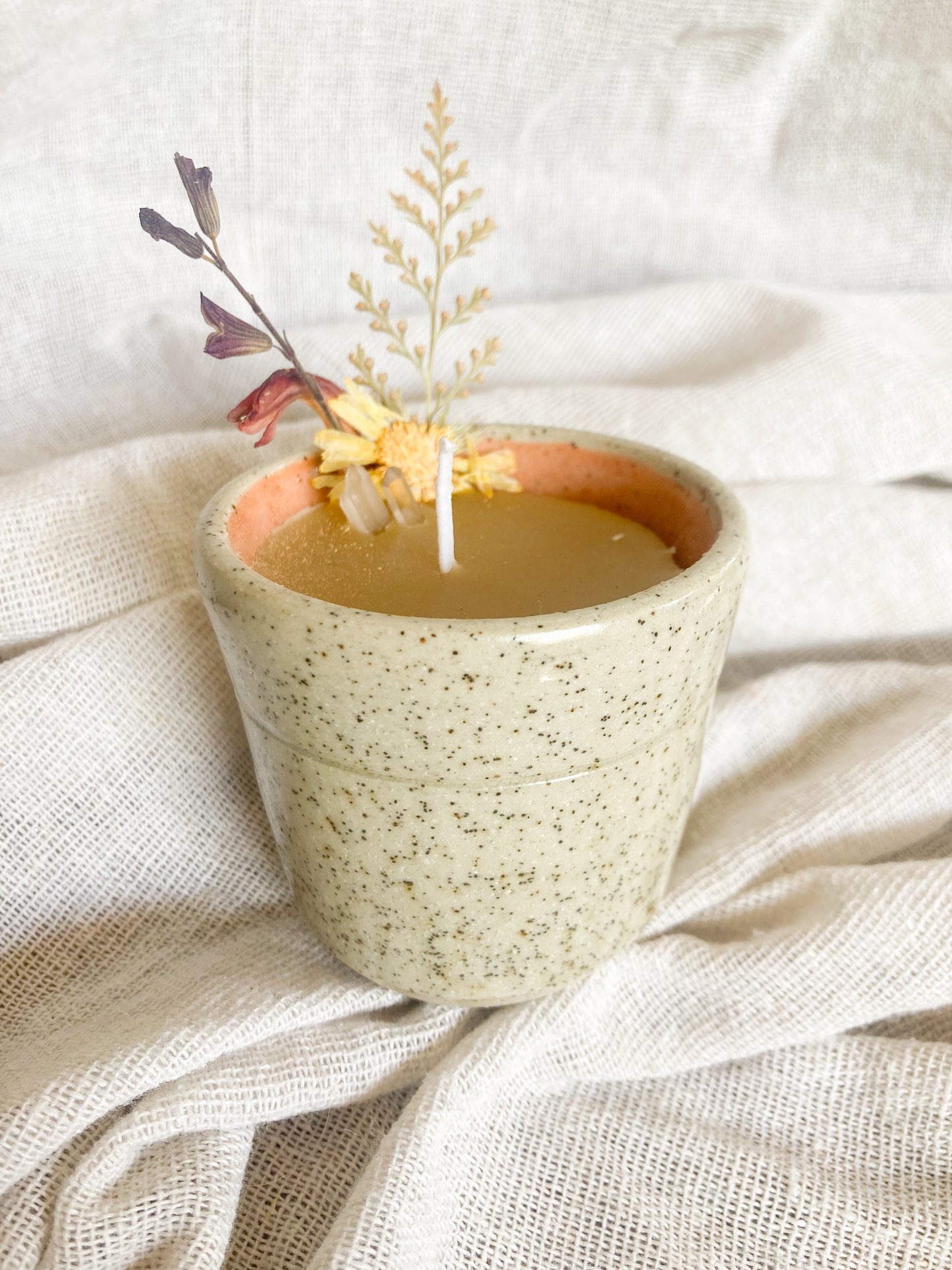 Sake cup candle