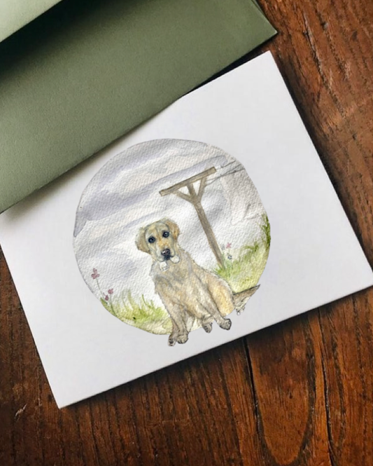 Golden Retriever Card
