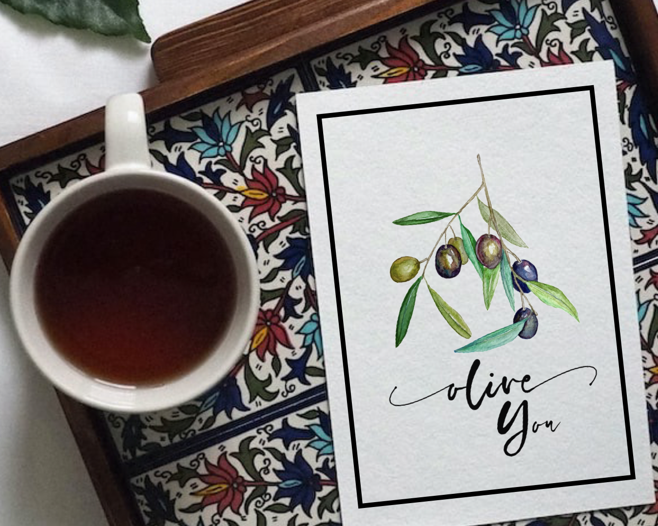 Olive You Card