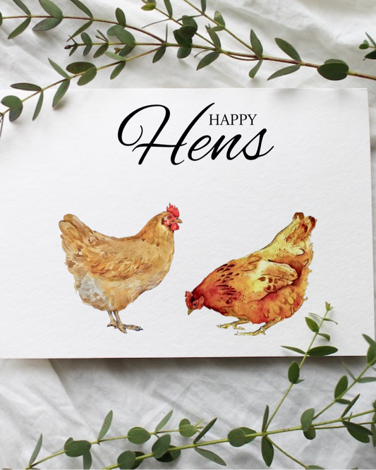 Happy Hens Card