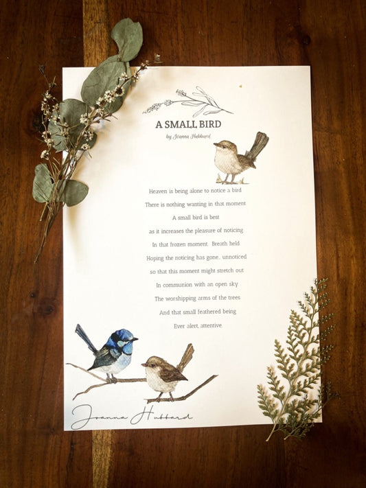 “A Small Bird” Prints
