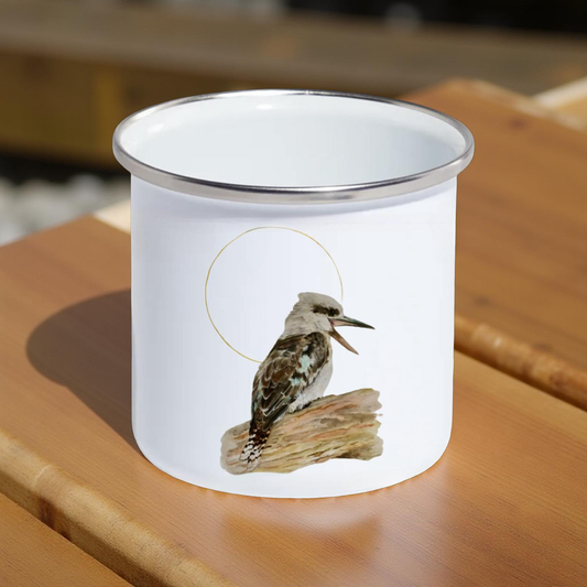 Kookaburra Enamel Picnic Mug