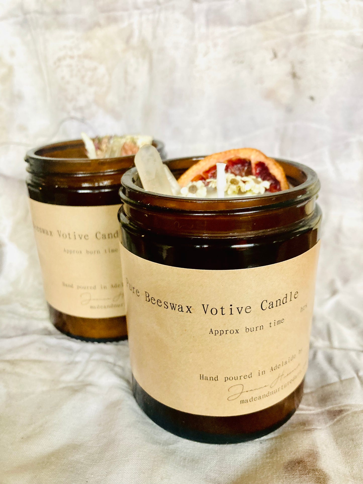 Pure beeswax candle